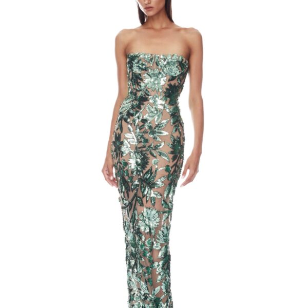 Bronx and Banco Dresses - Bronx and Banco Sequin Evening Dress - Natalie De'Banco Design - Shop at Coveti