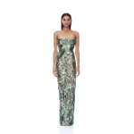 Bronx and Banco Dresses - Bronx and Banco Sequin Evening Dress - Natalie De'Banco Design - Shop at Coveti