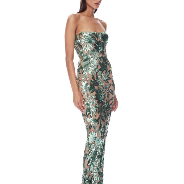 Bronx and Banco Dresses - Bronx and Banco Sequin Evening Dress - Natalie De'Banco Design - Shop at Coveti