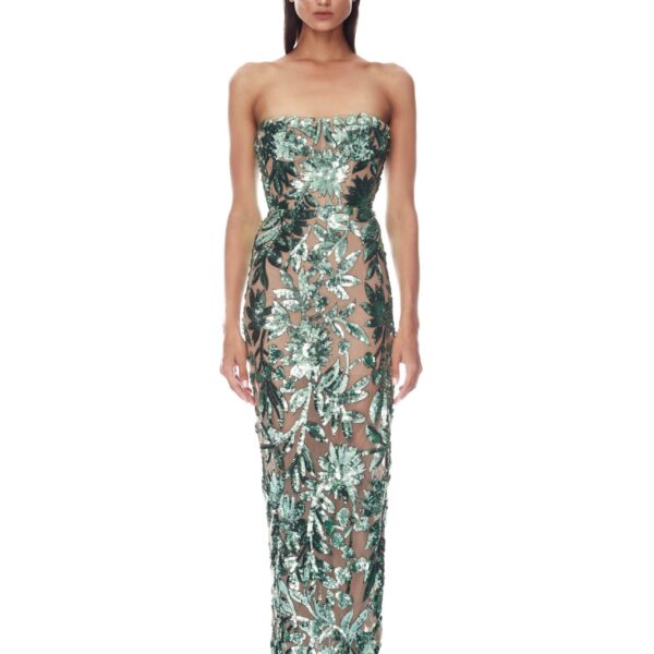 Bronx and Banco Dresses - Bronx and Banco Sequin Evening Dress - Natalie De'Banco Design - Shop at Coveti