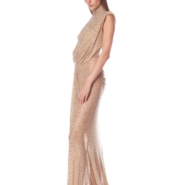 Bronx and Banco Dresses - Bronx and Banco Sequin Evening Dress - Natalie De'Banco Design - Shop at Coveti