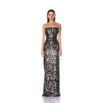 Bronx and Banco Dresses - Bronx and Banco Sequin Evening Dress - Natalie De'Banco Design - Shop at Coveti