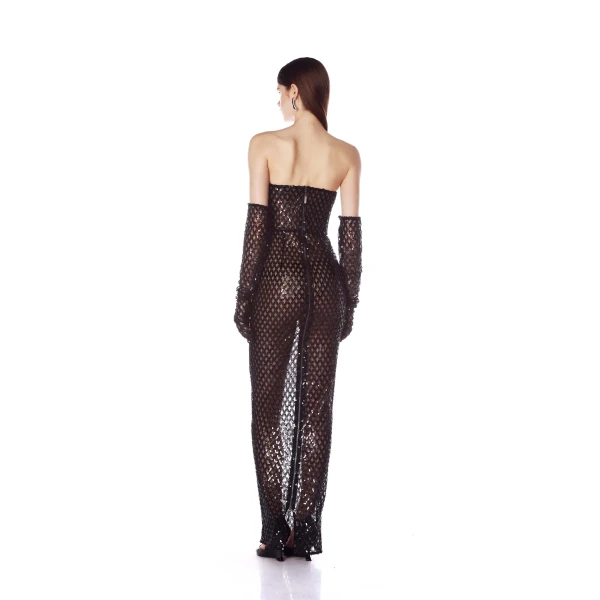 Bronx and Banco Farah Embellished Maxi Dress, view 3