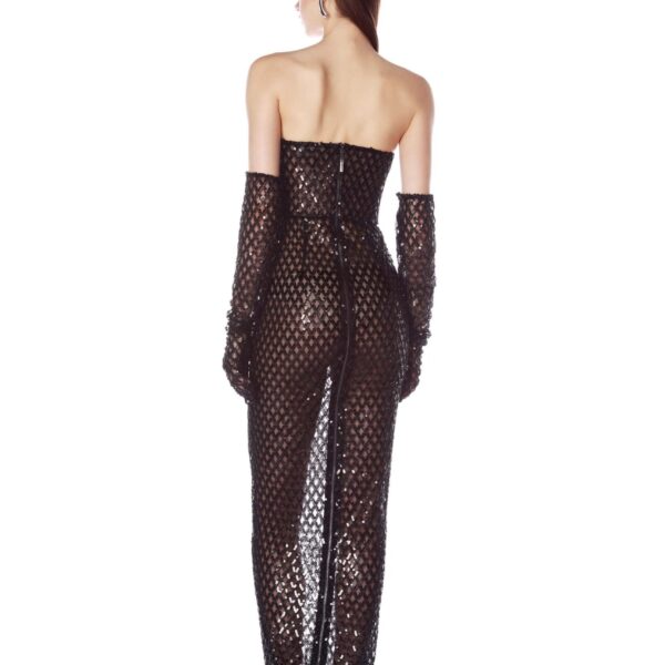 Bronx and Banco Dresses - Bronx and Banco Sequin Evening Dress - Natalie De'Banco Design - Shop at Coveti