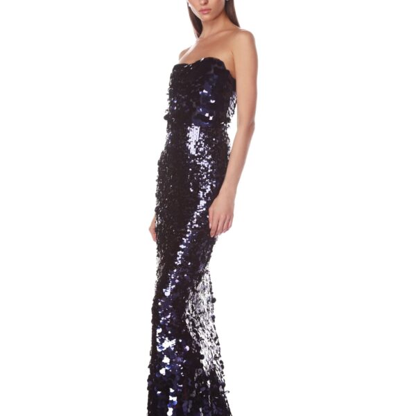 Bronx and Banco Dresses - Bronx and Banco Sequin Evening Dress - Natalie De'Banco Design - Shop at Coveti