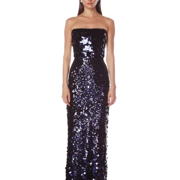 Bronx and Banco Dresses - Bronx and Banco Sequin Evening Dress - Natalie De'Banco Design - Shop at Coveti