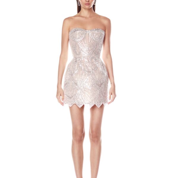 Bronx and Banco Dresses - Bronx and Banco Sequin Evening Dress - Natalie De'Banco Design - Shop at Coveti
