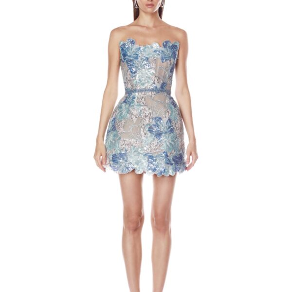 Bronx and Banco Dresses - Bronx and Banco Sequin Evening Dress - Natalie De'Banco Design - Shop at Coveti
