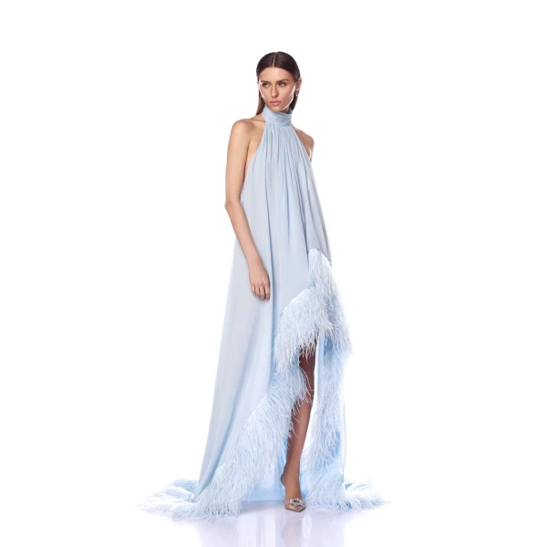 Bronx and Banco Madeline Halterneck Gown, view 2