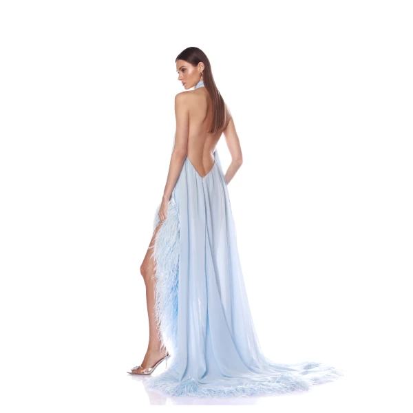 Bronx and Banco Madeline Halterneck Gown, view 3