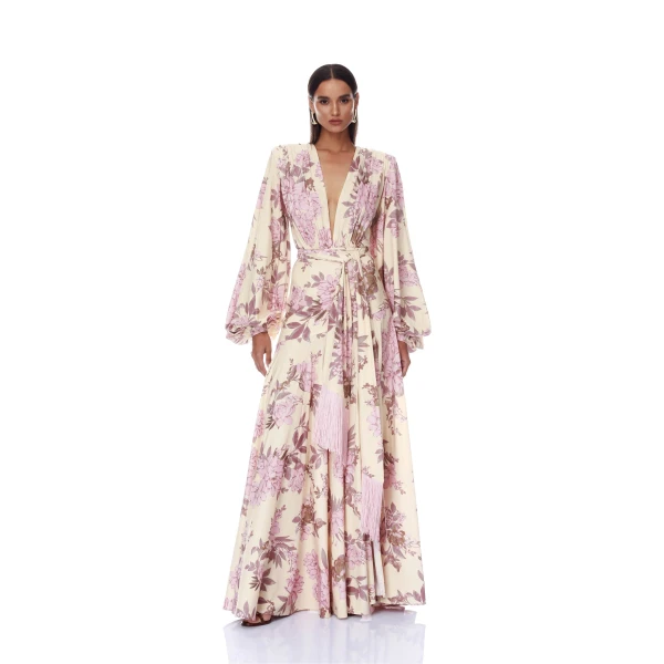 Bronx and Banco Magnolia Carmen Blush Gown, view 2