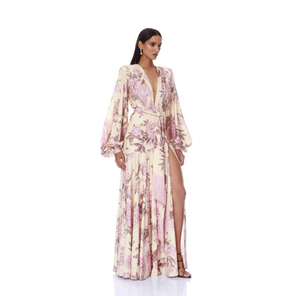Bronx and Banco Magnolia Carmen Blush Gown, view 3
