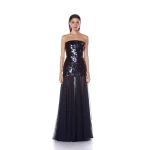 Bronx and Banco Dresses - Bronx and Banco Sequin Evening Dress - Natalie De'Banco Design - Shop at Coveti
