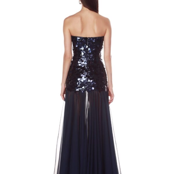 Bronx and Banco Dresses - Bronx and Banco Sequin Evening Dress - Natalie De'Banco Design - Shop at Coveti