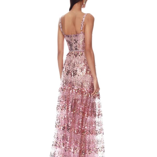 Bronx and Banco Dresses - Bronx and Banco Sequin Evening Dress - Natalie De'Banco Design - Shop at Coveti