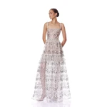 Bronx and Banco Dresses - Bronx and Banco Sequin Evening Dress - Natalie De'Banco Design - Shop at Coveti