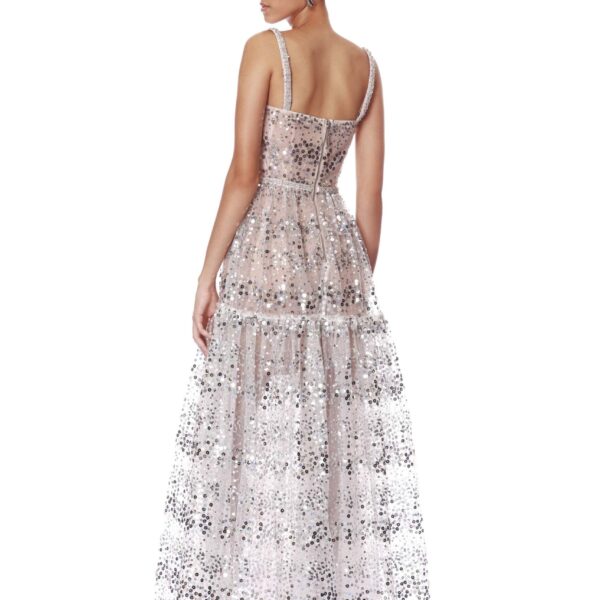 Bronx and Banco Dresses - Bronx and Banco Sequin Evening Dress - Natalie De'Banco Design - Shop at Coveti