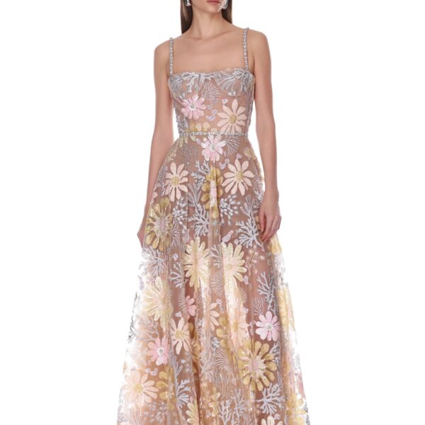 Bronx and Banco Dresses - Bronx and Banco Sequin Evening Dress - Natalie De'Banco Design - Shop at Coveti
