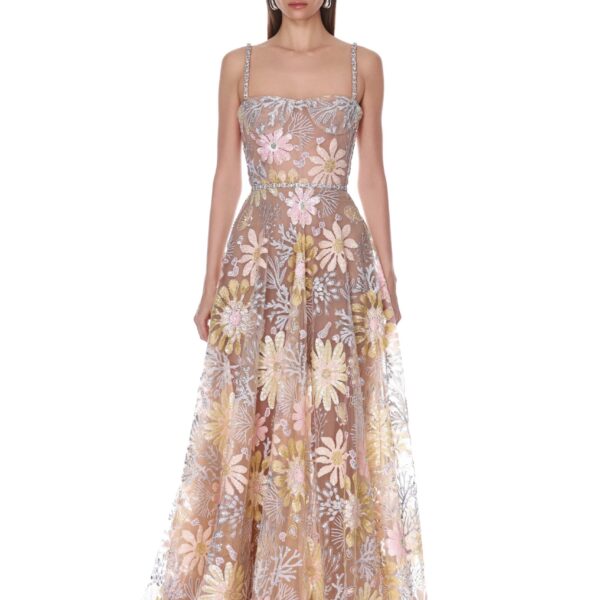 Bronx and Banco Dresses - Bronx and Banco Sequin Evening Dress - Natalie De'Banco Design - Shop at Coveti