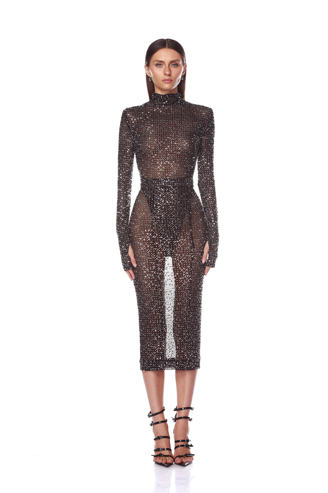 Bronx and Banco Bodysuit - Bronx and Banco Sequin Evening Dress - Natalie De'Banco Design - Shop at Coveti