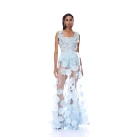 Bronx and Banco Dresses - Bronx and Banco Sequin Evening Dress - Natalie De'Banco Design - Shop at Coveti