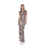 Bronx and Banco Dresses - Bronx and Banco Sequin Evening Dress - Natalie De'Banco Design - Shop at Coveti