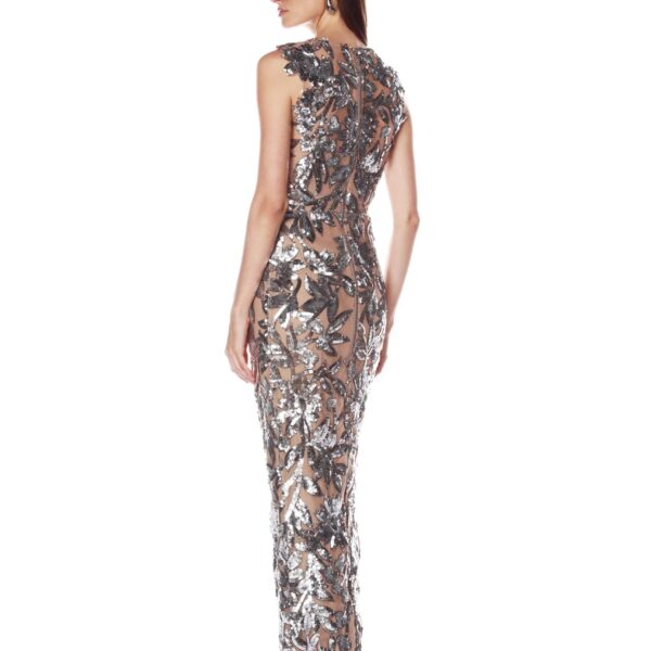 Bronx and Banco Dresses - Bronx and Banco Sequin Evening Dress - Natalie De'Banco Design - Shop at Coveti