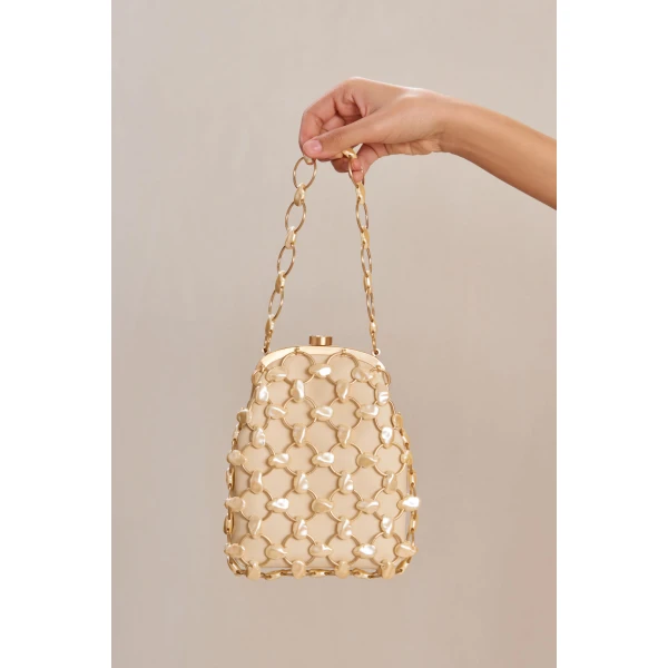 Cult Gaia Brielle Wristlet - Cult Gaia Totes & Top-Handle Bags - Bamboo & Acrylic Bags - Shop at Coveti