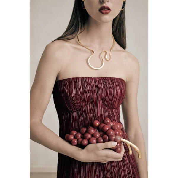 Cult Gaia Grape Clutch - Cult Gaia Clutch Bags - Bamboo & Acrylic Bags - Shop at Coveti