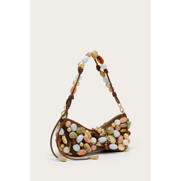 Cult Gaia Mercier Mini Shoulder Bag - Cult Gaia Shoulder & Crossbody Bags - Bamboo & Acrylic Bags - Shop at Coveti