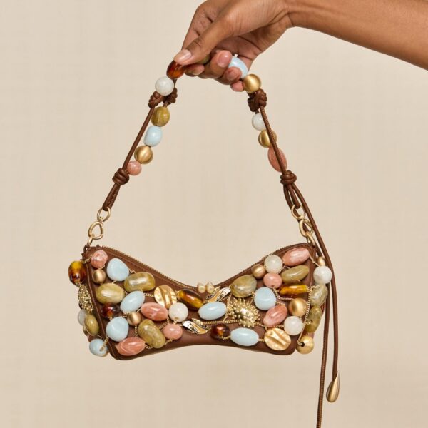 Cult Gaia Mercier Mini Shoulder Bag - Cult Gaia Shoulder & Crossbody Bags - Bamboo & Acrylic Bags - Shop at Coveti