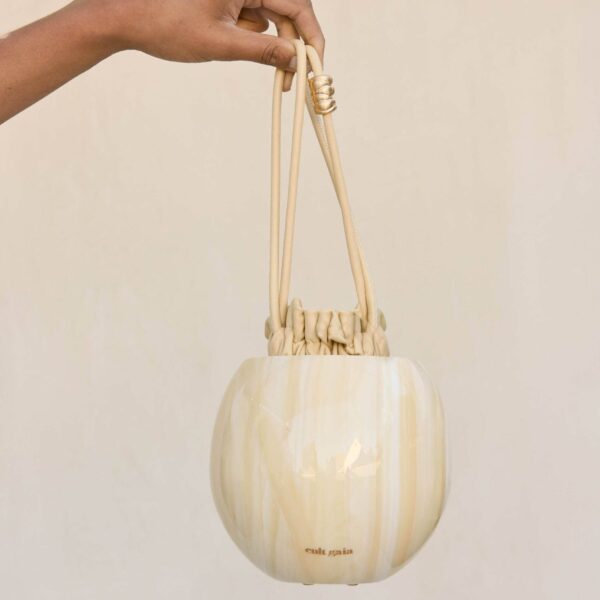 Cult Gaia Mona Wristlet - Cult Gaia Totes & Top-Handle Bags - Bamboo & Acrylic Bags - Shop at Coveti