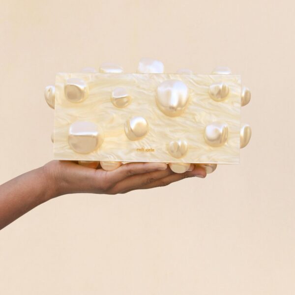 Cult Gaia Orbs Clutch - Cult Gaia Clutch Bags - Bamboo & Acrylic Bags - Shop at Coveti