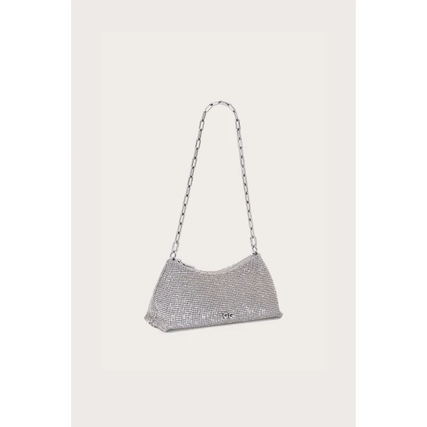 Cult Gaia Osa Rhinestone Shoulder Bag, view 4