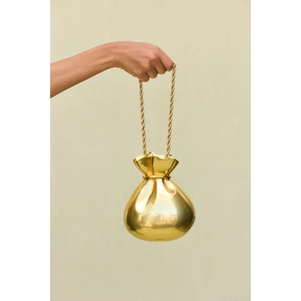 Cult Gaia Palloncino Wristlet, view 4