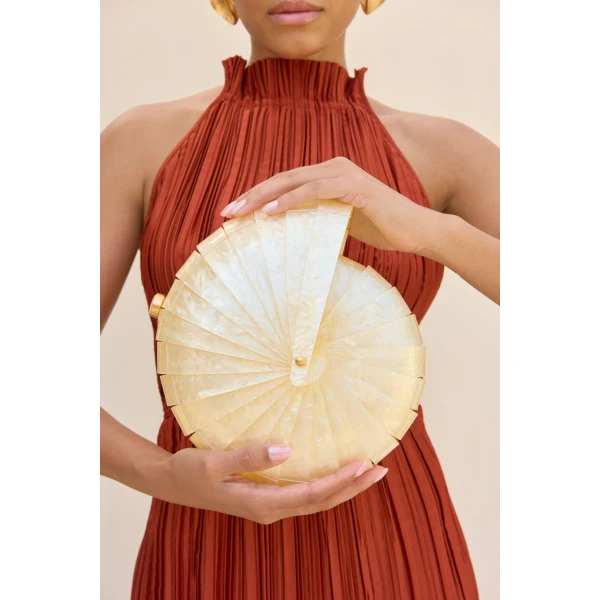 Cult Gaia Sirena Clutch, view 3