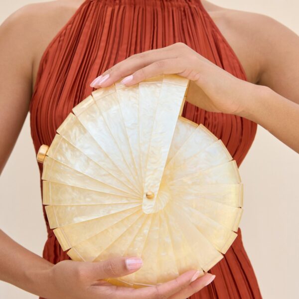 Cult Gaia Sirena Clutch - Cult Gaia Clutch Bags - Bamboo & Acrylic Bags - Shop at Coveti