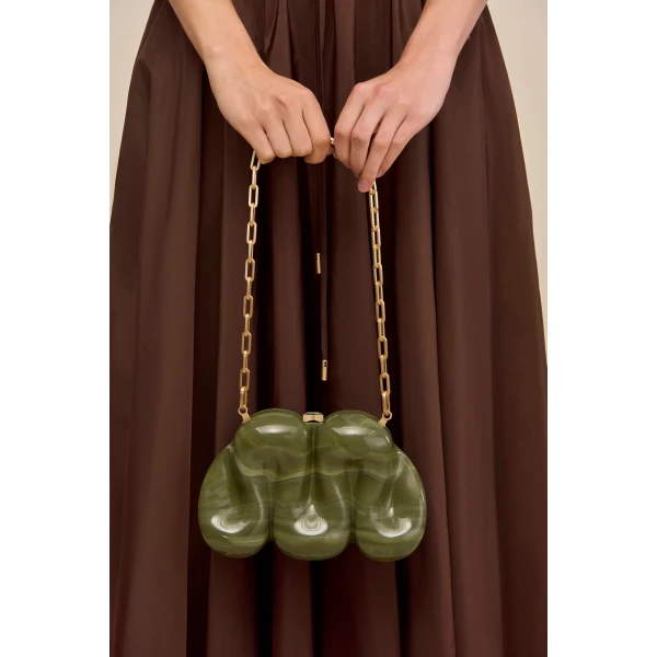 Cult Gaia Squiggle Clutch, view 2