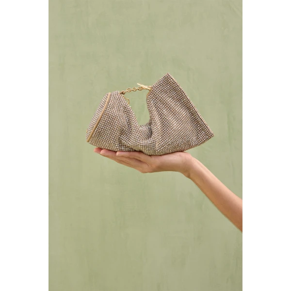 Cult Gaia Viera Rhinestone Wristlet - Cult Gaia Totes & Top-Handle Bags - Bamboo & Acrylic Bags - Shop at Coveti