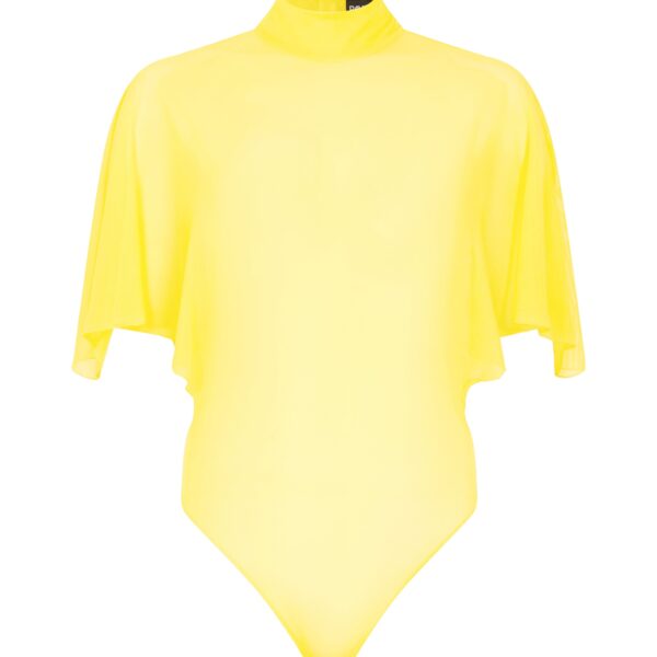David Koma Draped Sleeve Bodysuit