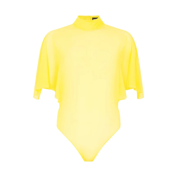 David Koma Draped Sleeve Bodysuit