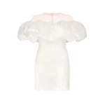 David Koma Puff Top Detail Sequin Mini Dress