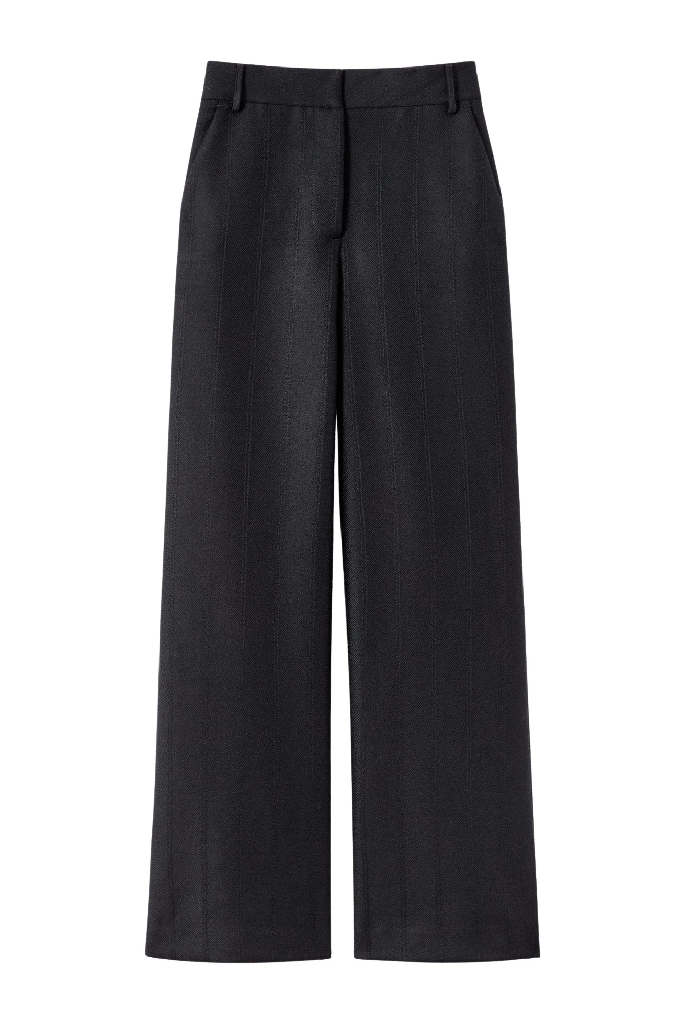 Destree-Black-wool-wide-leg-trousers64847_nobg Destree Black wool wide-leg trousers - Destree - Graphic Parisian Fashion - Shop at Coveti