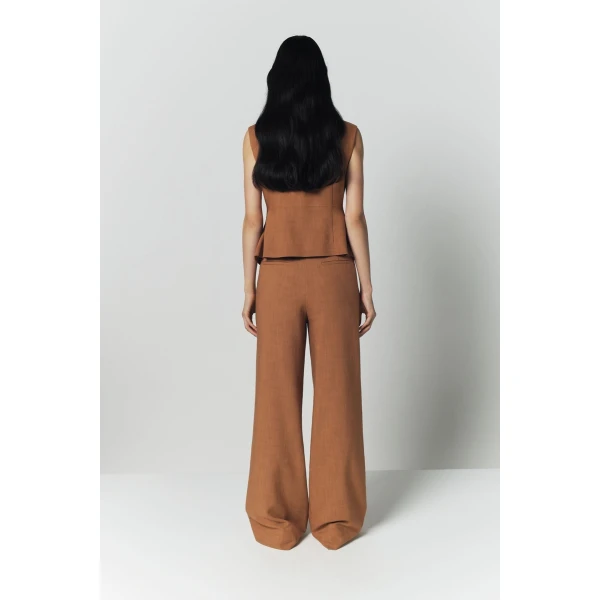 Destree Camel Trousers - Destree - Graphic Parisian Fashion - Shop at Coveti