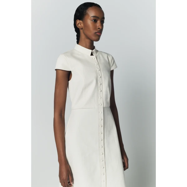 Destree Denim ecru amoako summer dress - Destree - Graphic Parisian Fashion - Shop at Coveti