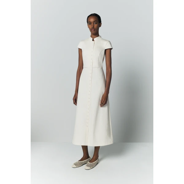 Destree Denim ecru amoako summer dress - Destree - Graphic Parisian Fashion - Shop at Coveti