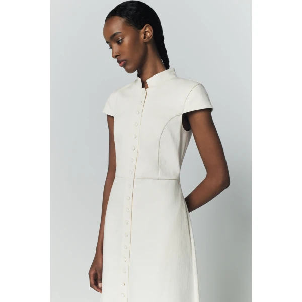 Destree Denim ecru amoako summer dress - Destree - Graphic Parisian Fashion - Shop at Coveti