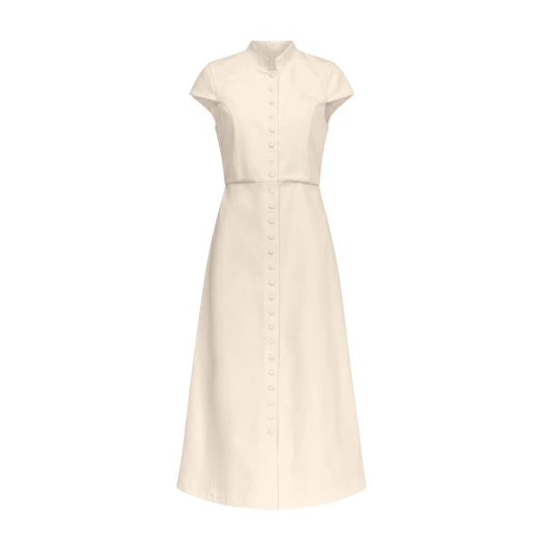 Destree Denim ecru amoako summer dress - Destree - Graphic Parisian Fashion - Shop at Coveti