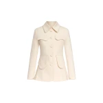 Destree Denim ecru utility button-front jacket - Destree - Graphic Parisian Fashion - Shop at Coveti