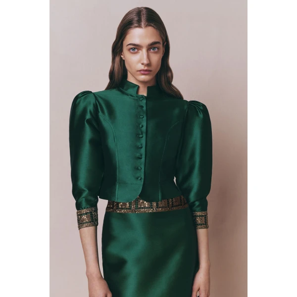 Destree Forest midi skirt with embroidered details - Destree - Graphic Parisian Fashion - Shop at Coveti